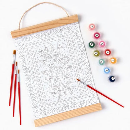 🔥LAST DAY 49% OFF🎨Hearts in Full Bloom Paint by Number Kit
